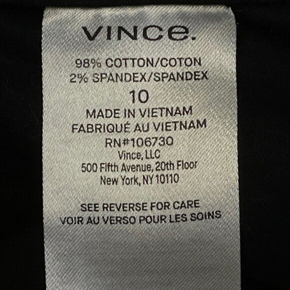 Vince Women's Casual Shorts - Black - Size 10 (32x12) - EUC - Picture 8 of 8